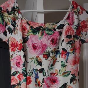 New York & Company Floral Print Dress